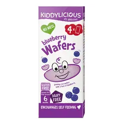 ویفر دندانی کیدی Kiddylicious با طعم بلوبری