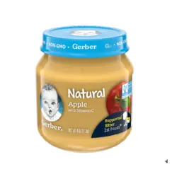 پوره ارگانیک گربر Gerber طعم سیب