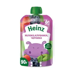 پوره ساندیسی هاینز Heinz با طعم سیب،توفرنگی و بلوبری