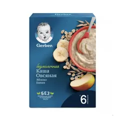 سرلاک بدون شیر گربر Gerber با طعم سیب موز