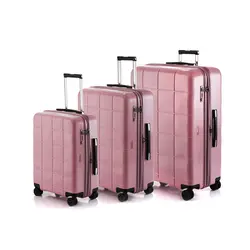 چمدان اکولاک مدل اِسکواِر پُرو ست سه تایی - اکولاک ایران