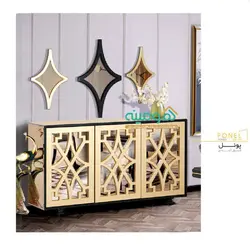 کنسول آینه ای پونل | فروشگاه کالای چوب هومینه