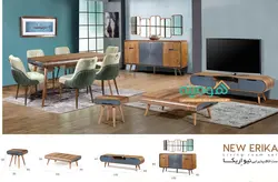 ست کامل پذیرایی مدل نیو- اریکا| فروشگاه کالای چوب هومینه