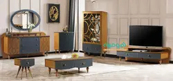 ست کامل پذیرایی میزتلویزیون کنسول عسلی| کالا چوب هومینه