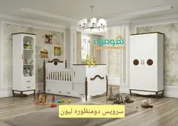 سرویس خواب دو منظوره نوزاد-نوجوان مدل لیون