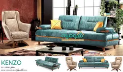 مبل راحتی 8 نفره مدل کنزو | فروشگاه کالای چوب هومینه