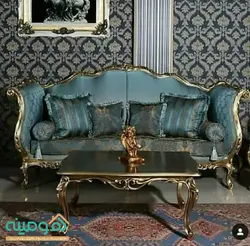 مبل کلاسیک ۹نفره مدل چپندر | فروشگاه کالای چوب هومینه