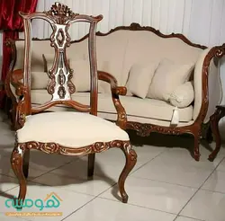 مبل کلاسیک ۹نفره مدل چپندر | فروشگاه کالای چوب هومینه