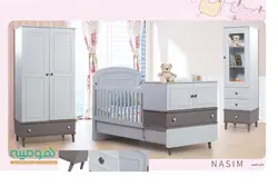 سرویس چوب دومنظوره نوزاد-نوجوان مدل نسیم | فروشگاه هومینه