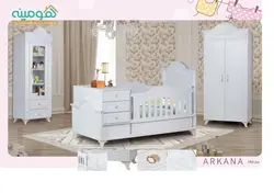 سرویس خواب دومنظوره نوزاد-نوجوان مدل آرکانا | فروشگاه هومینه