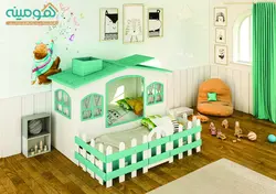 سرویس خواب نوزاد مدل مزرعه - فروشگاه کالای چوب هومینه