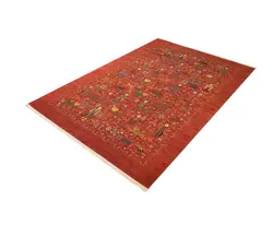 مشخصات ، قیمت و خرید فرش ماشینی مرینوس طرح نوروز کد 600189