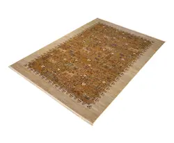 مشخصات ، قیمت و خرید فرش ماشینی مرینوس طرح نوروز کد 600189