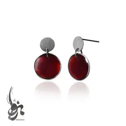 گوشواره نقره دست ساز زنانه مدل آلاوه -گالری منورا - نقره جات دست ساز منورا