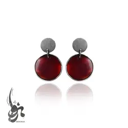گوشواره نقره دست ساز زنانه مدل آلاوه -گالری منورا - نقره جات دست ساز منورا