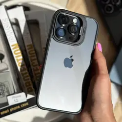 قاب استندی مشکی با محافظ لنز