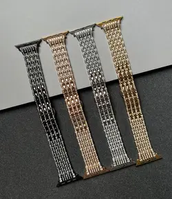 بند هفت ردیف نگین اپل واچ