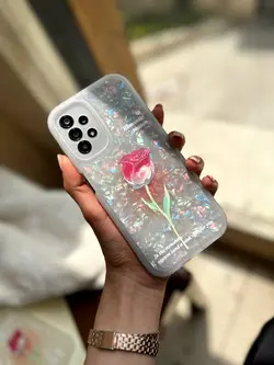 قاب گل رز یخی