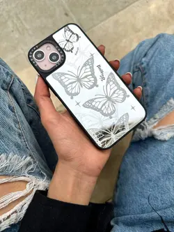 قاب پشت آینه ایی پروانه
