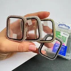 محافظ و گلس اپل واچ فول نگین