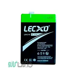 خرید باتری ترازو فروشگاهی 6 ولت 4.5 آمپر لکسو مدل LX4.5-6 - ایران ترازو