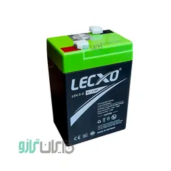 خرید باتری ترازو فروشگاهی 6 ولت 4.5 آمپر لکسو مدل LX4.5-6 - ایران ترازو