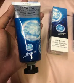 کرم دست کلاژن و مرطوب کننده برند فارم استی farmstay