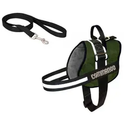 قلاده کتفی سگ نیناپت مدل کماندو به همراه لید سایز 1 - NinaPet