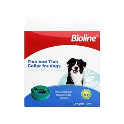 قلاده سگ ضد کک و کنه مدل Bioline - flea and tick collar