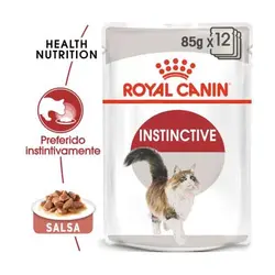 پوچ گربه بالغ رویال کنین در آب گوشت وزن 85 گرم - Royal Canin Instinctive