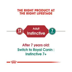 پوچ گربه بالغ رویال کنین در آب گوشت وزن 85 گرم - Royal Canin Instinctive