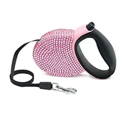 بند قلاده نگین دار سگ 3 متری با مقاومت 12 کیلوگرم - Dele