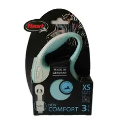 بند قلاده سگ و گربه نواری 3 متری فلکسی مدل نیو کامفورت سايز XS مقاوم تا وزن 12کیلوگرم – Flexi XS 3m 12kg