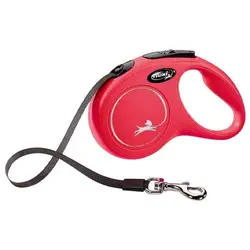 بند قلاده سگ و گربه نواری 3 متری فلکسی مدل نیو کلاسیک سايز XS مقاوم تا وزن 12کیلوگرم – Flexi XS 3m 12kg