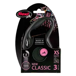 بند قلاده سگ و گربه نواری 3 متری فلکسی مدل نیو کلاسیک سايز XS مقاوم تا وزن 12کیلوگرم – Flexi XS 3m 12kg