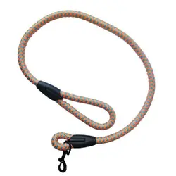 بند قلاده سگ لیش بافتی سایز متوسط 115 سانتی متری