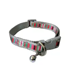 قلاده گردنی سگ و گربه نیناپت مدل چند رنگ بدون لید سایز 2 - NinaPet