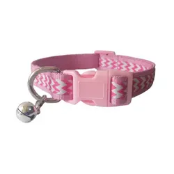 قلاده گردنی سگ و گربه نیناپت مدل زیگزاگ بدون لید سایز 2 - NinaPet