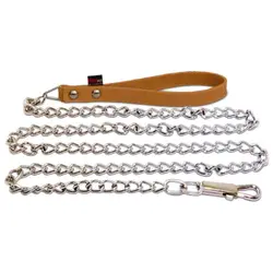 زنجیر دسته چرم سگ نیناپت سایز 1 - NinaPet