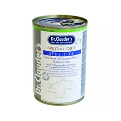 کنسرو سگ دکتر کلادرز مخصوص سگ با حساسیت غذایی وزن 400 گرم - Dr Clauder