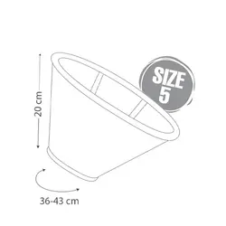 گردنبند سگ نیناپت مدل الیزابت چسب دار سایز 5 - NinaPet