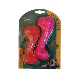 اسباب بازی دندانی سگ زاریکس طرح دو استخوان - Zarix