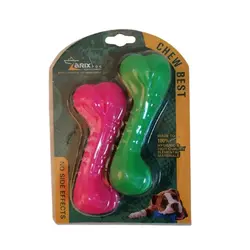 اسباب بازی دندانی سگ زاریکس طرح دو استخوان - Zarix