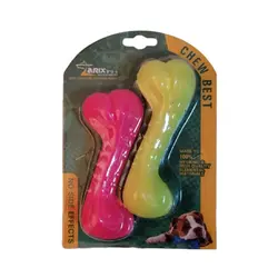 اسباب بازی دندانی سگ زاریکس طرح دو استخوان - Zarix