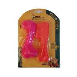 اسباب بازی دندانی سگ زاریکس طرح استخوان و شانه - Zarix