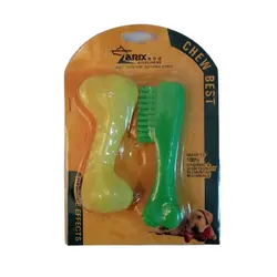 اسباب بازی دندانی سگ زاریکس طرح استخوان و شانه - Zarix
