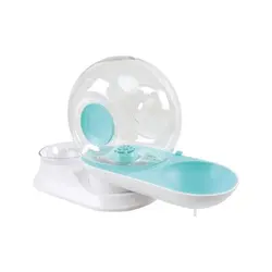 ظرف آبخوری سگ و گربه ام پت مدل حلزونی مخزن دار به همراه فیلتر حجم 2800 میلی لیتر