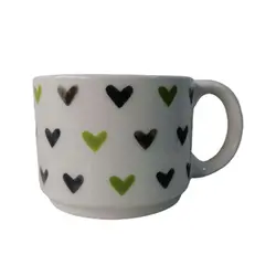 ماگ سرامیکی کنفیل طرح قلب