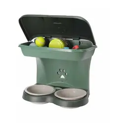 ظرف آب و غذای دوقلو سگ باما پت مدل دیواری