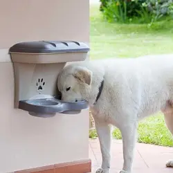 ظرف آب و غذای دوقلو سگ باما پت مدل دیواری